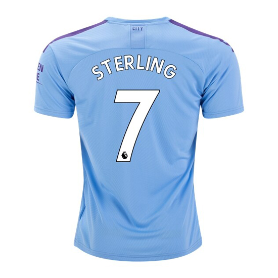 Maglia Manchester City Giocatore Sterling Home 2019/2020 - Clicca l'immagine per chiudere